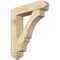 Ekena Millwork Balboa Arts and Crafts Rough Sawn Bracket w/ Offset Brace, Douglas Fir, 8"W x 34"D x 40"H BKT0806X34X40BOA03RDF - alternate 1